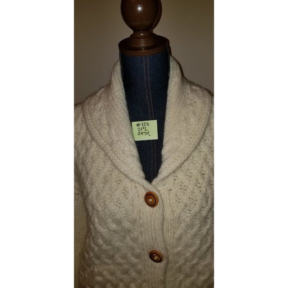 🔻REDUCED❣ 128 Wool Mexico Hand Knit Angela Compor De Moris S - Picture 12 of 14